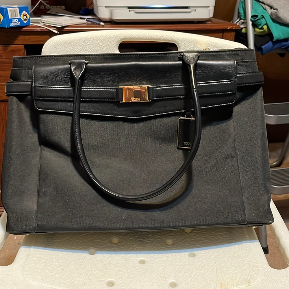TUMI large 6 section ballistic nylon bag